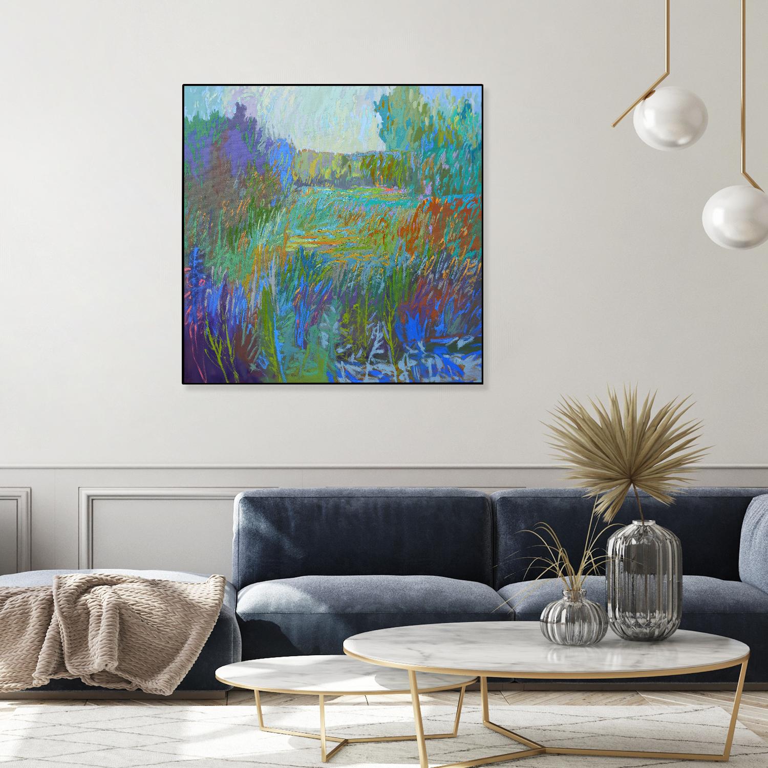 Color Field No. 67 by Jane Schmidt on GIANT ART - multicolor landscapes; contemporary