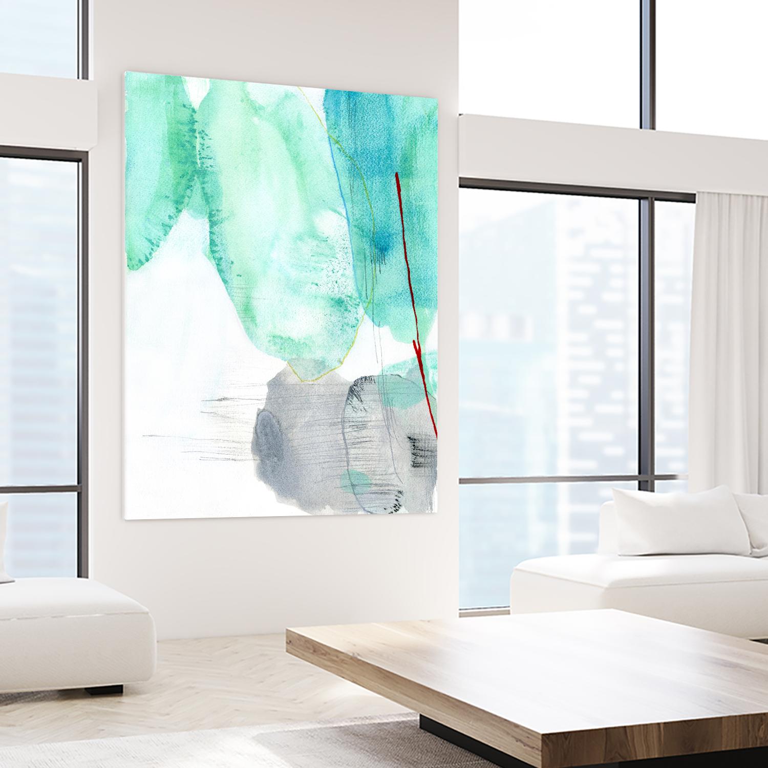 Beach Study 2 by Elisa Sheehan on GIANT ART - multicolor abstracts; contemporary