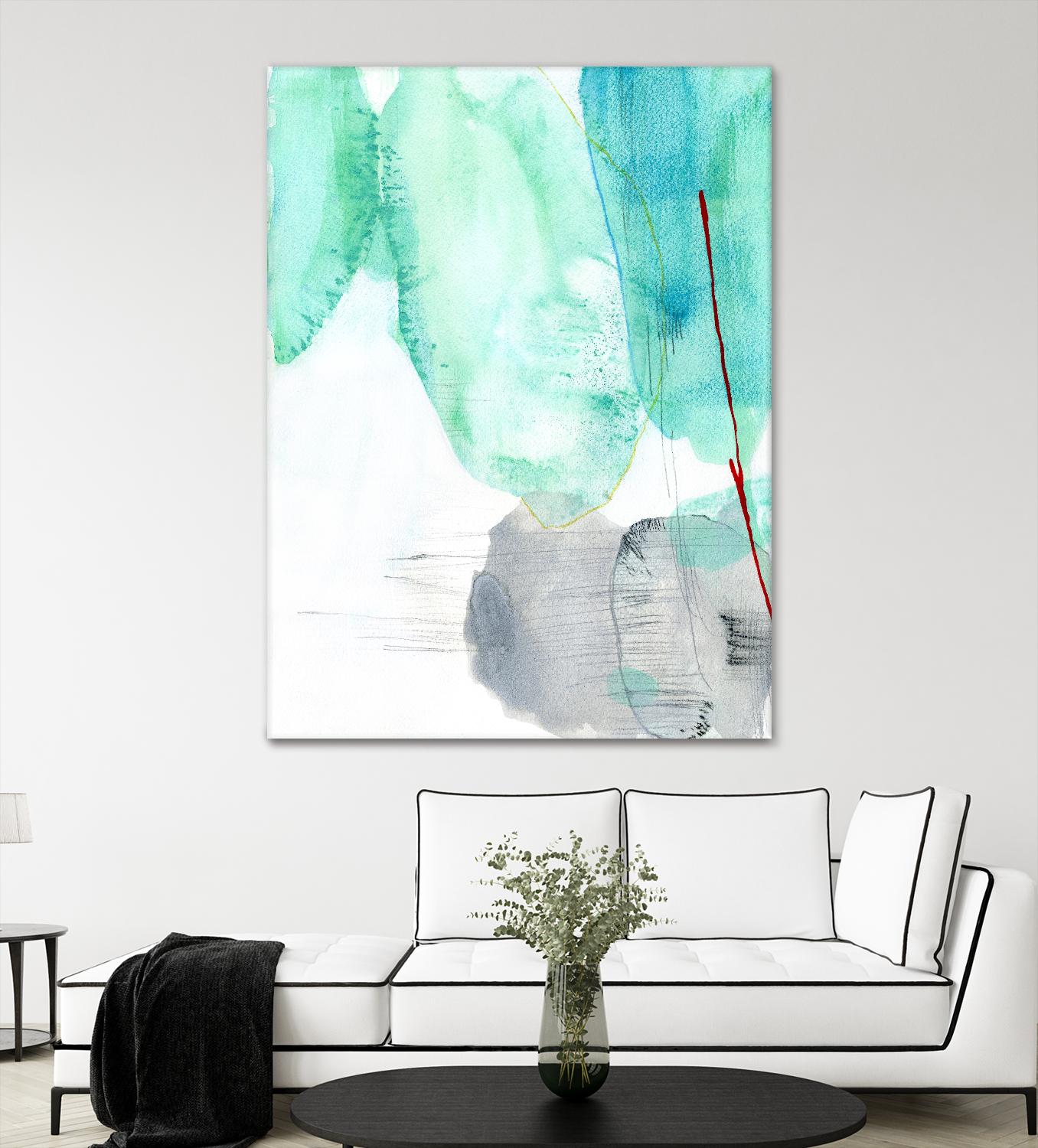 Beach Study 2 by Elisa Sheehan on GIANT ART - multicolor abstracts; contemporary