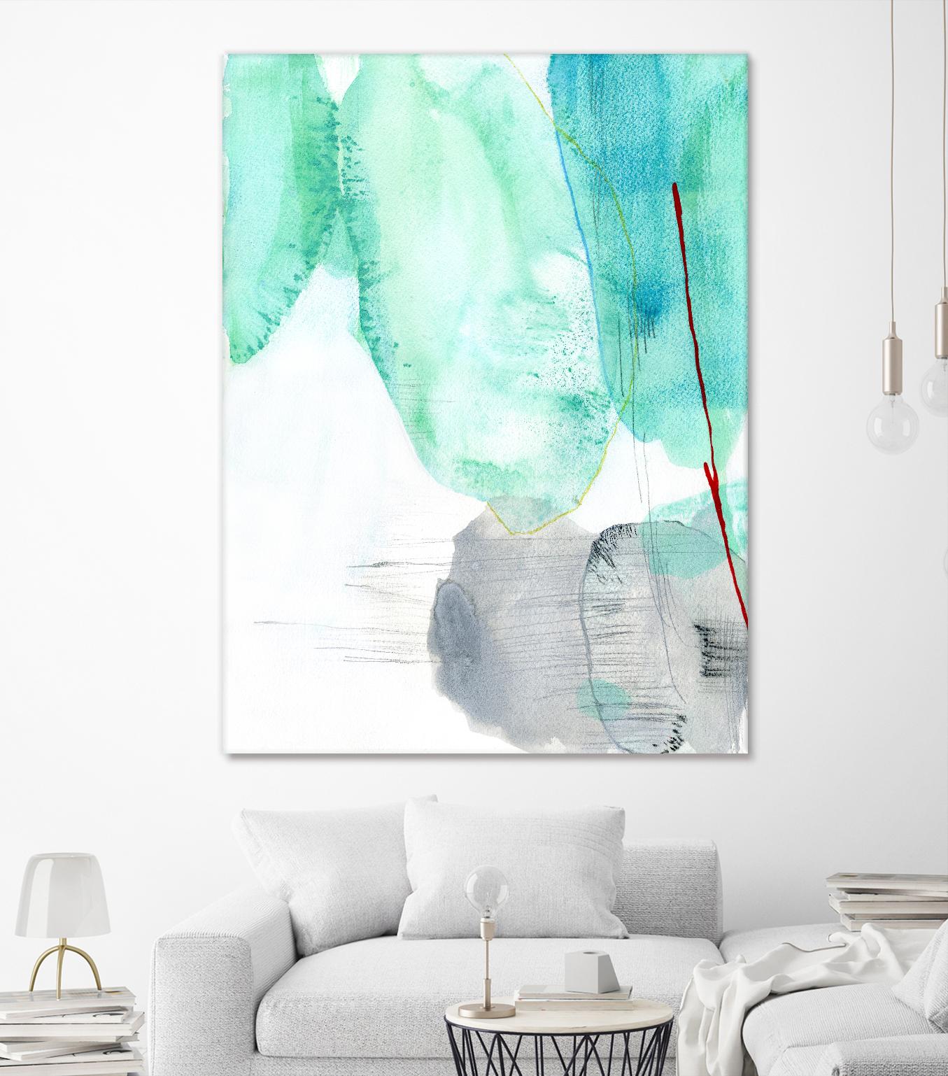 Beach Study 2 by Elisa Sheehan on GIANT ART - multicolor abstracts; contemporary