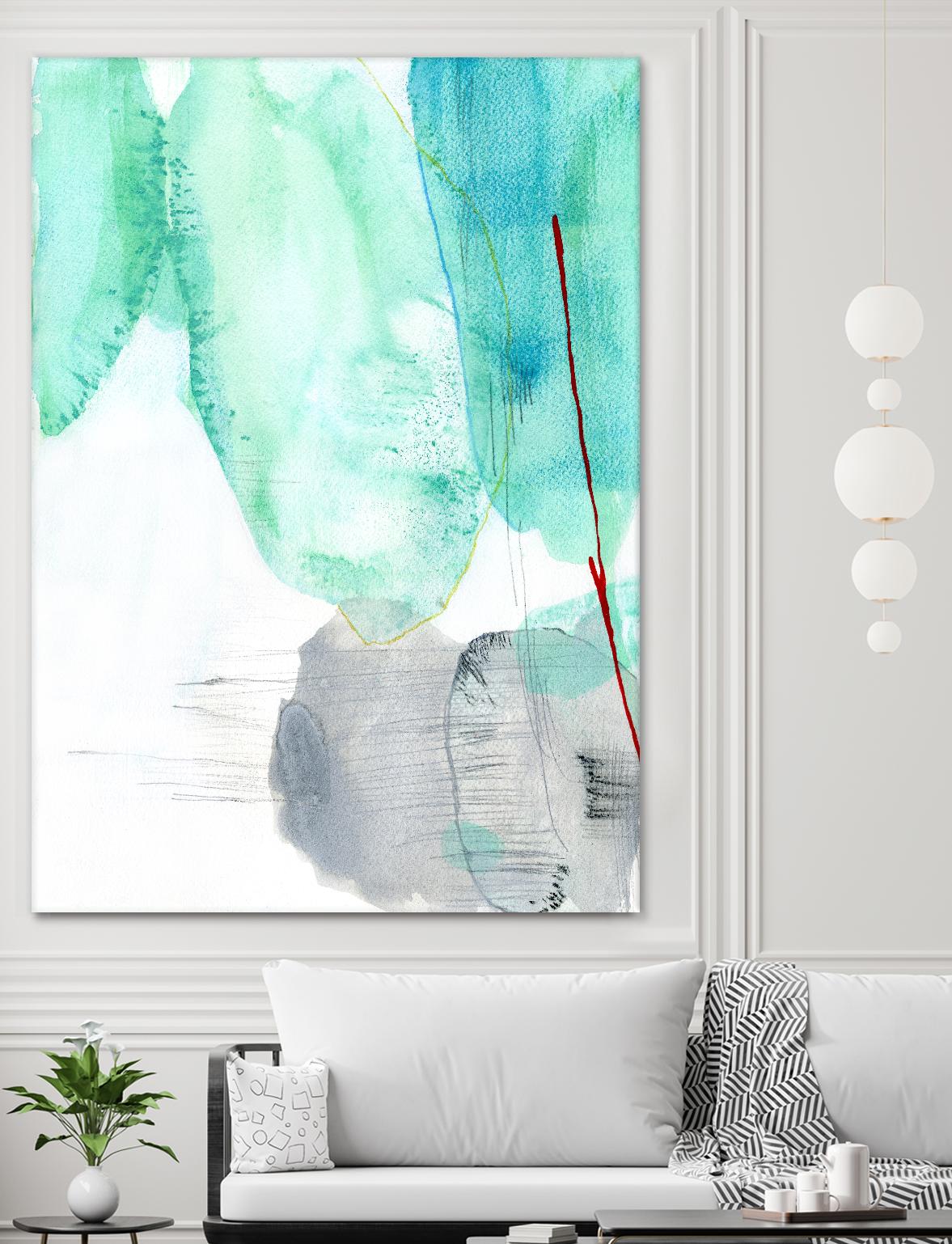 Beach Study 2 by Elisa Sheehan on GIANT ART - multicolor abstracts; contemporary