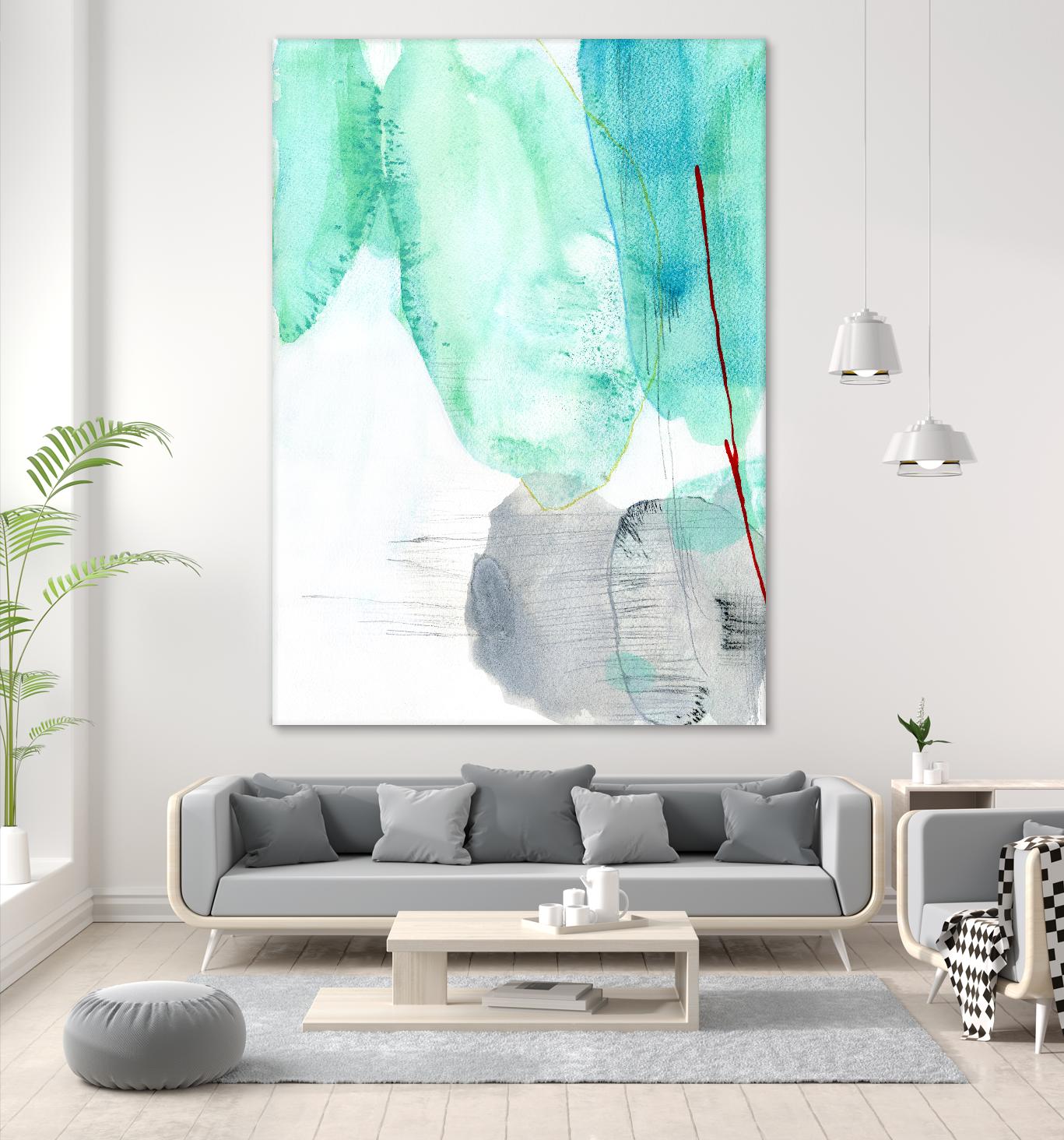 Beach Study 2 by Elisa Sheehan on GIANT ART - multicolor abstracts; contemporary