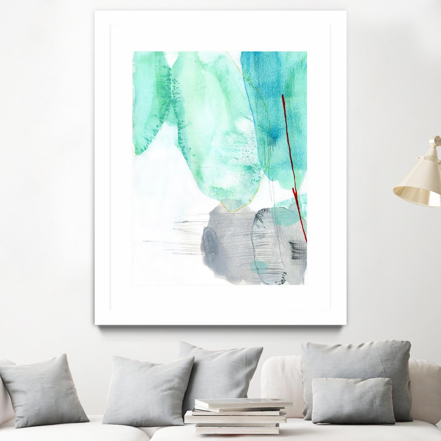 Beach Study 2 by Elisa Sheehan on GIANT ART - multicolor abstracts; contemporary