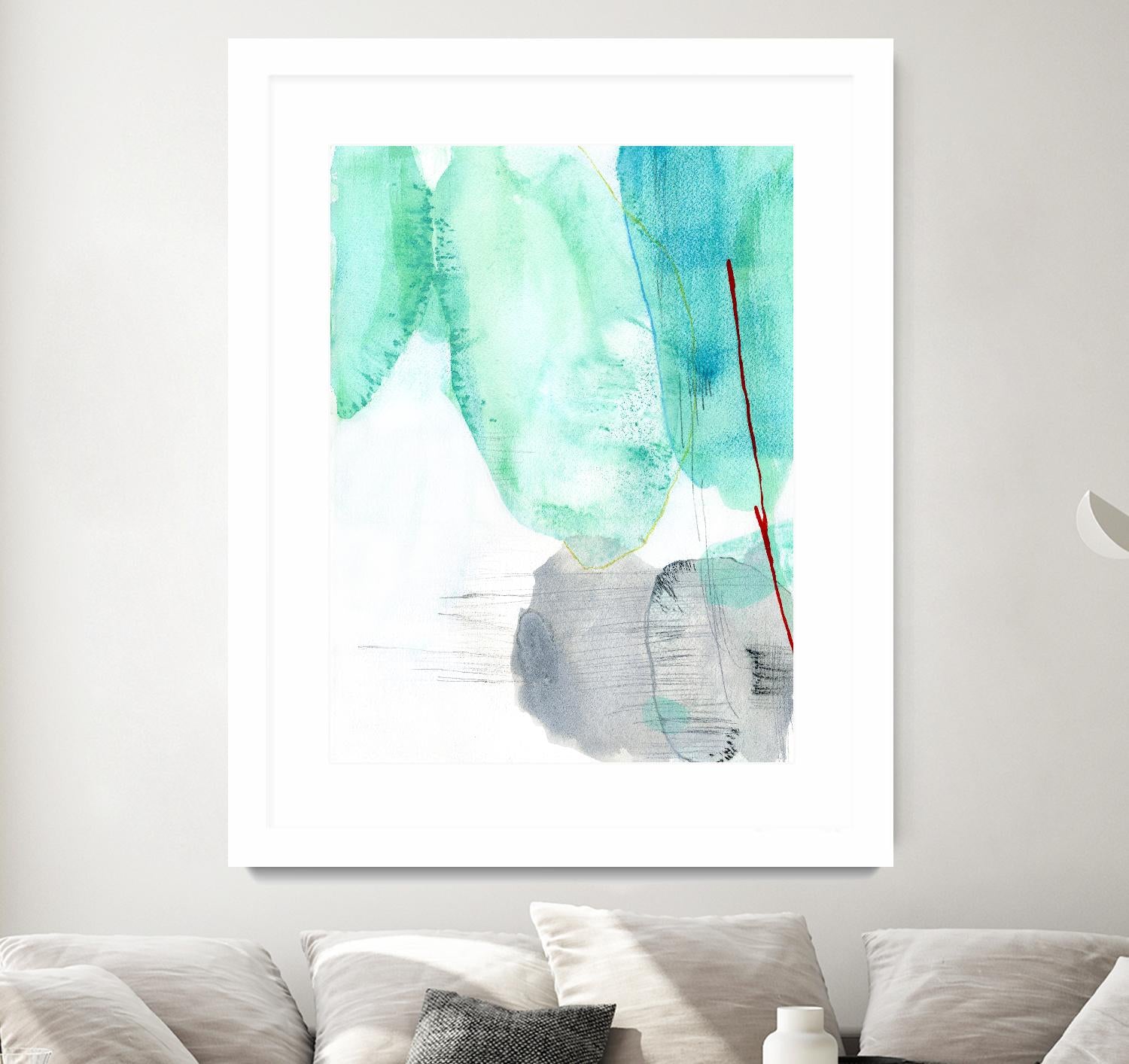 Beach Study 2 by Elisa Sheehan on GIANT ART - multicolor abstracts; contemporary