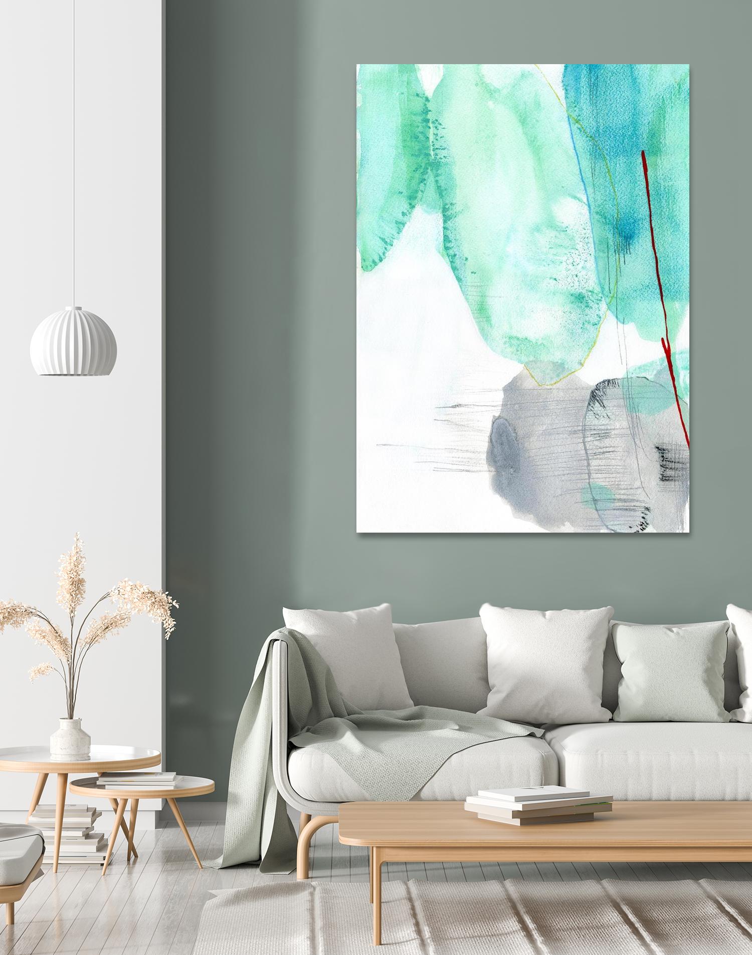 Beach Study 2 by Elisa Sheehan on GIANT ART - multicolor abstracts; contemporary