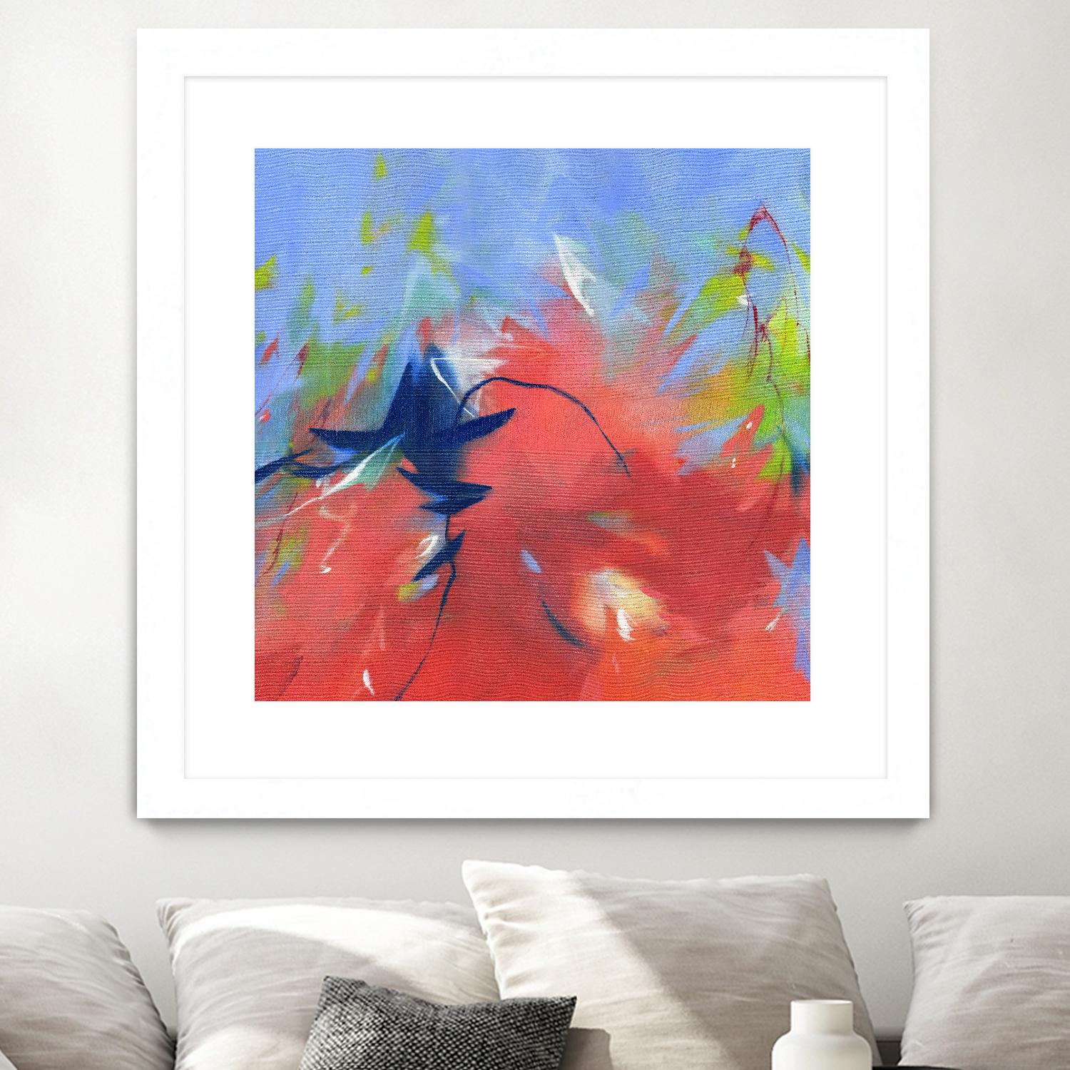Bonfire by Elisa Sheehan on GIANT ART - multicolor abstracts; contemporary