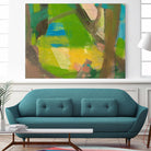 Lime Yellow Fragment 10 by Angela Saxon on GIANT ART - multicolor abstracts; contemporary