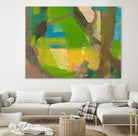 Lime Yellow Fragment 10 by Angela Saxon on GIANT ART - multicolor abstracts; contemporary