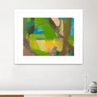 Lime Yellow Fragment 10 by Angela Saxon on GIANT ART - multicolor abstracts; contemporary