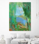 Summer Swim by Angela Saxon on GIANT ART - multicolor coastal; landscapes; contemporary; abstracts