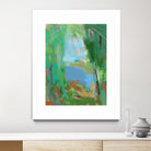 Summer Swim by Angela Saxon on GIANT ART - multicolor coastal; landscapes; contemporary; abstracts