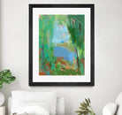 Summer Swim by Angela Saxon on GIANT ART - multicolor coastal; landscapes; contemporary; abstracts