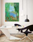 Summer Swim by Angela Saxon on GIANT ART - multicolor coastal; landscapes; contemporary; abstracts