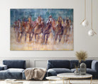 Final Sprint by Valtcho Tonov on GIANT ART - multicolor animals; contemporary; sports
