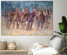 Final Sprint by Valtcho Tonov on GIANT ART - multicolor animals; contemporary; sports