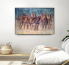 Final Sprint by Valtcho Tonov on GIANT ART - multicolor animals; contemporary; sports