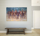 Final Sprint by Valtcho Tonov on GIANT ART - multicolor animals; contemporary; sports