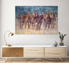 Final Sprint by Valtcho Tonov on GIANT ART - multicolor animals; contemporary; sports