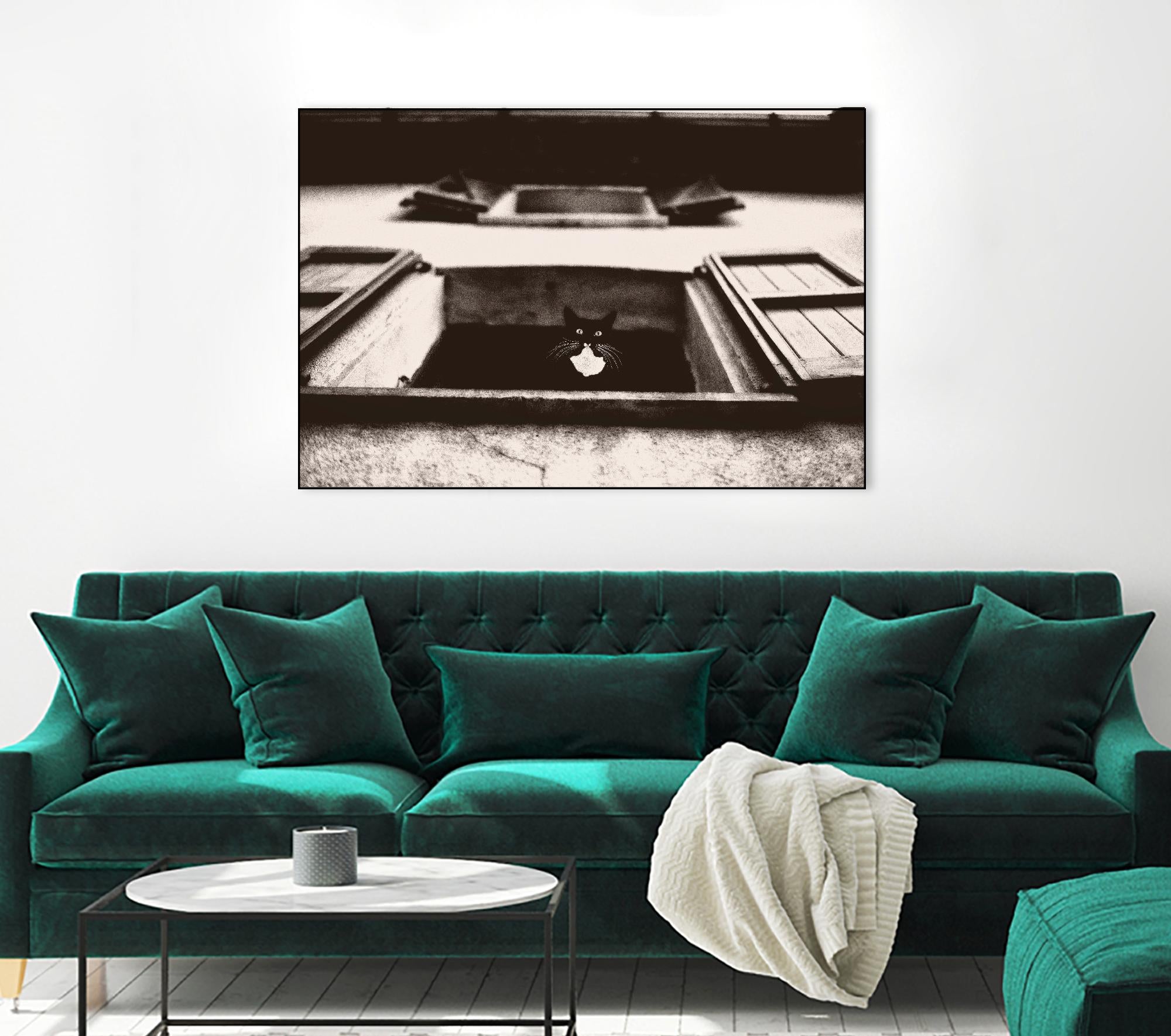 Dali the Cat by Lars Van de Goor on GIANT ART - beige animals