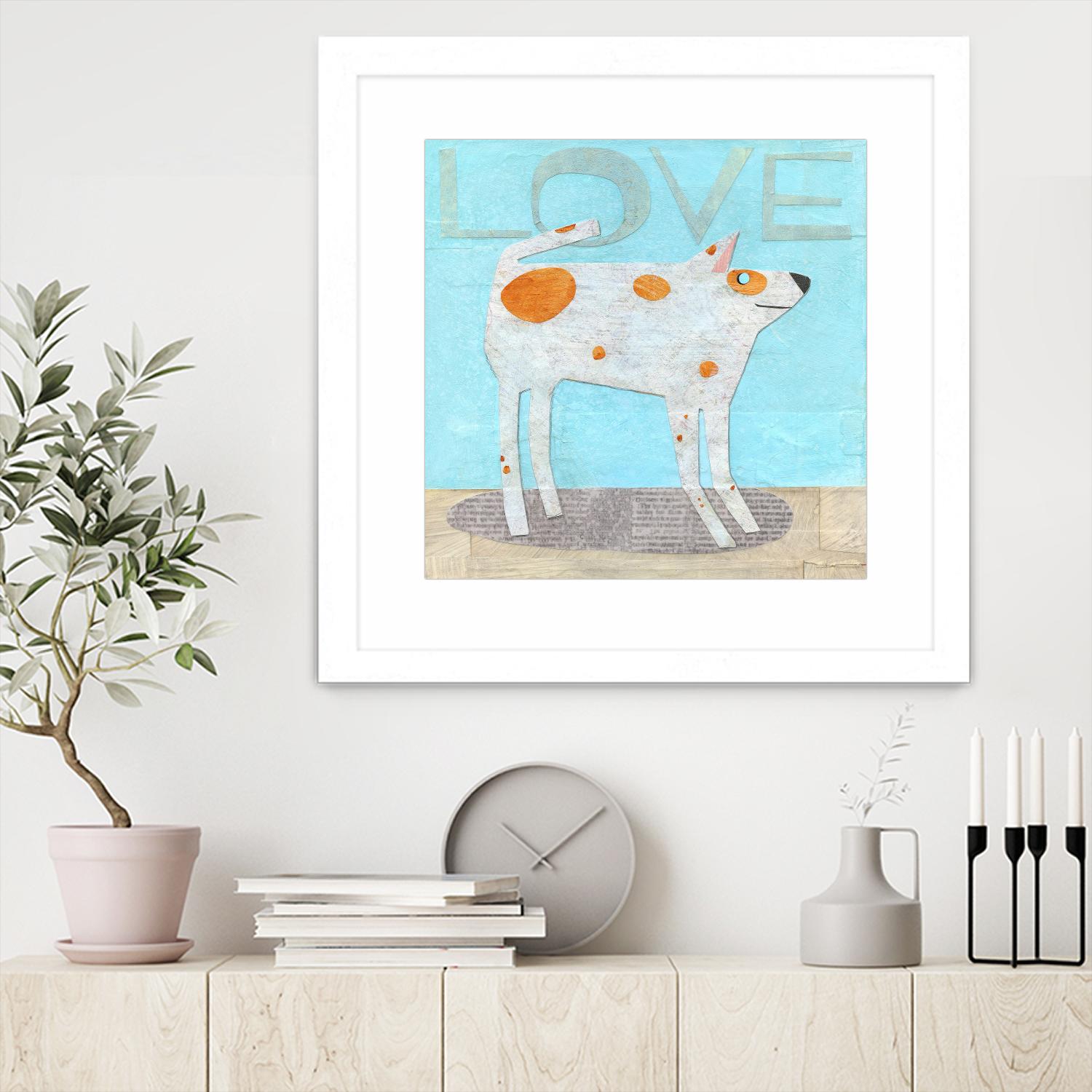 Faithful Friend by Judy Verhoeven on GIANT ART - multicolor animals; contemporary; novelty