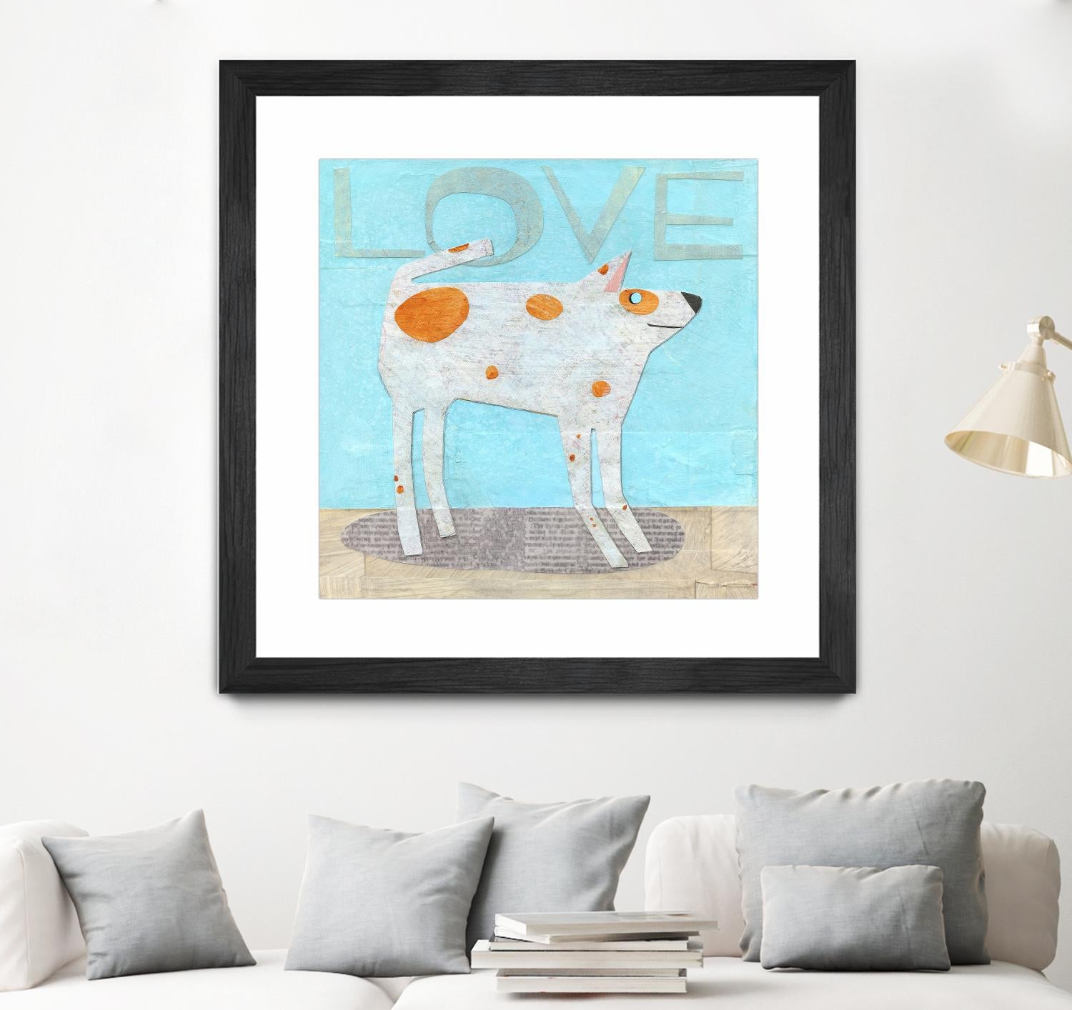 Faithful Friend by Judy Verhoeven on GIANT ART - multicolor animals; contemporary; novelty