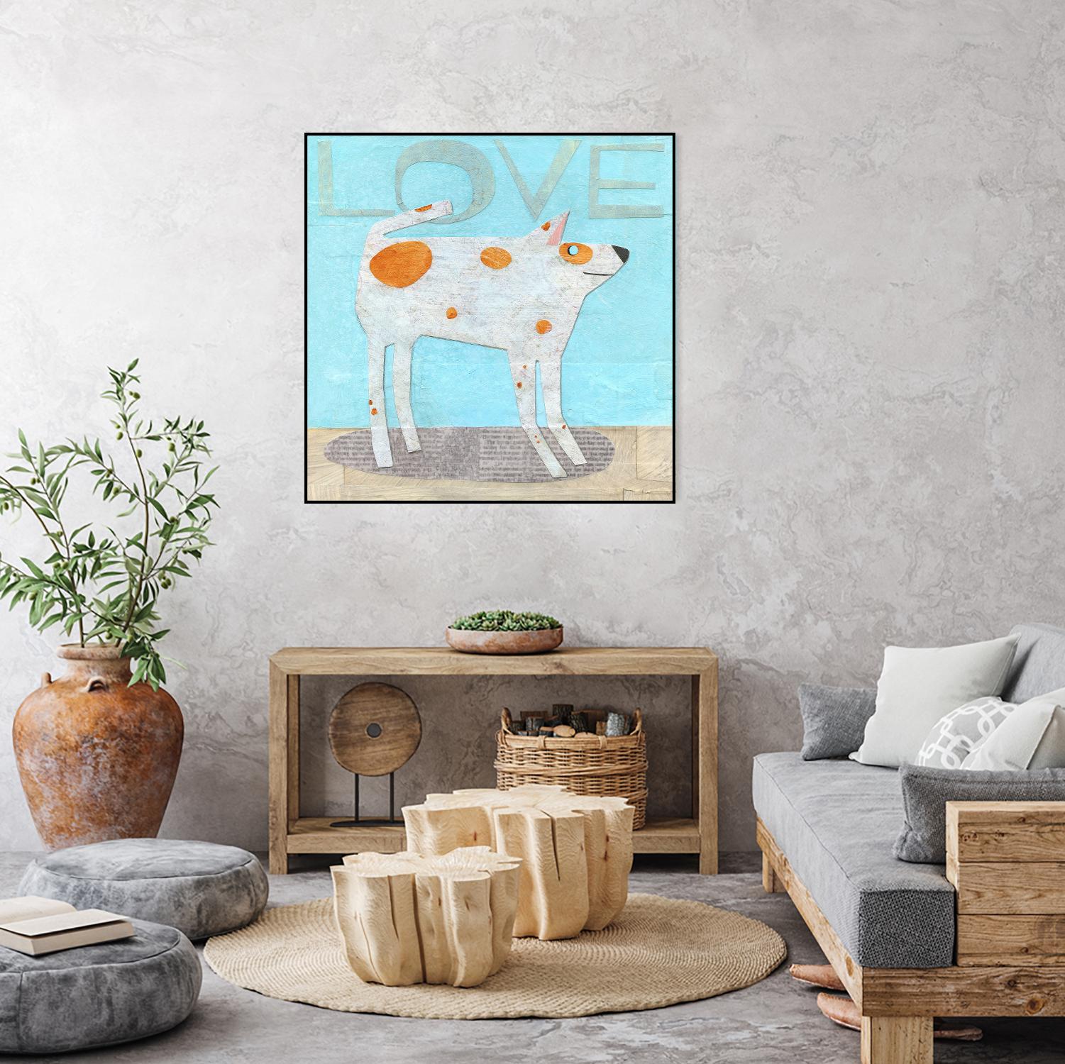 Faithful Friend by Judy Verhoeven on GIANT ART - multicolor animals; contemporary; novelty