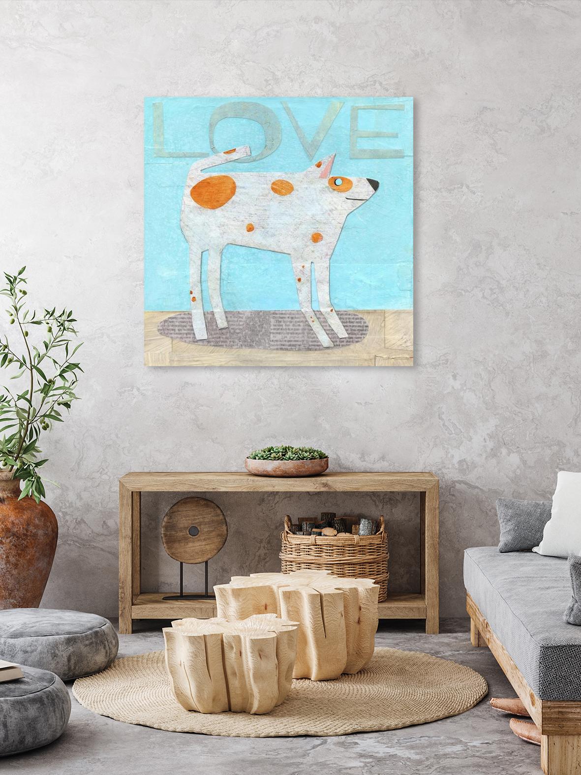 Faithful Friend by Judy Verhoeven on GIANT ART - multicolor animals; contemporary; novelty