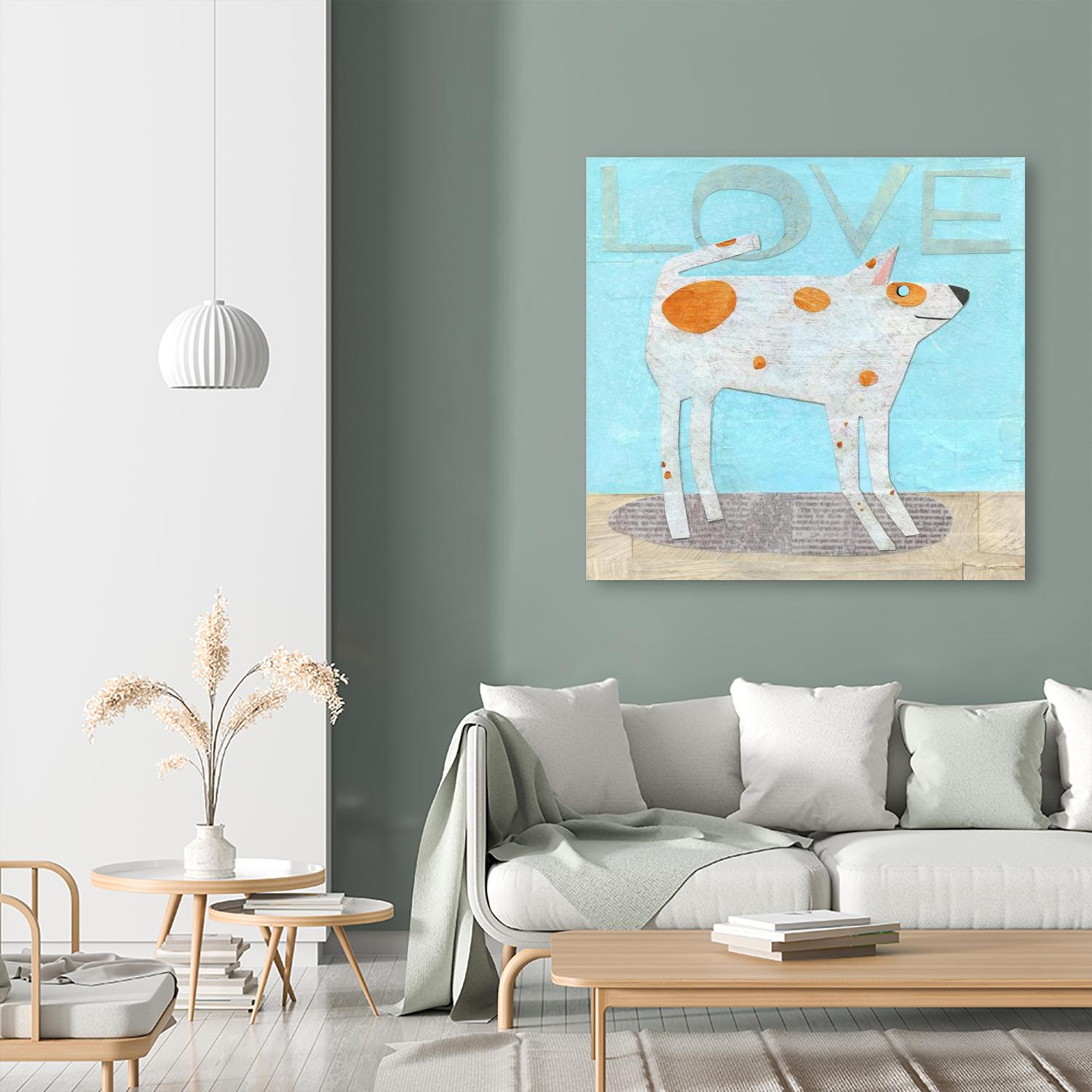 Faithful Friend by Judy Verhoeven on GIANT ART - multicolor animals; contemporary; novelty