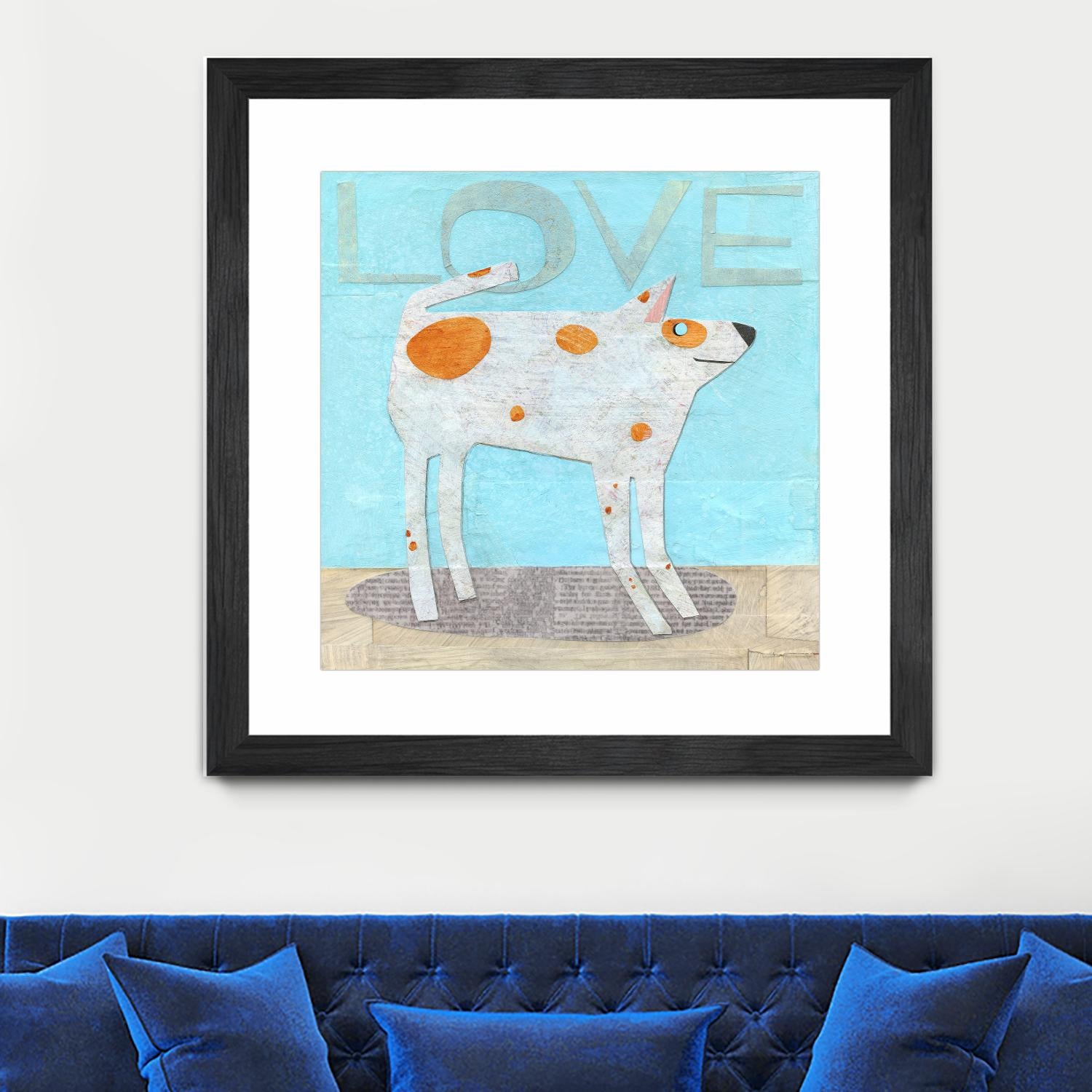 Faithful Friend by Judy Verhoeven on GIANT ART - multicolor animals; contemporary; novelty
