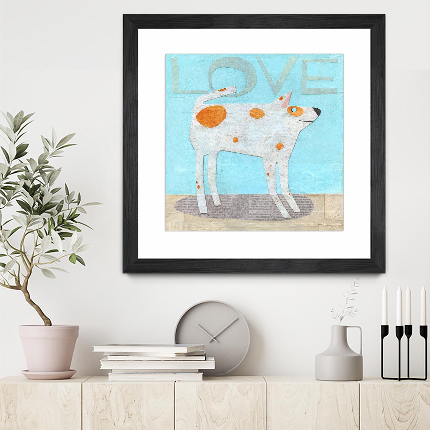 Faithful Friend by Judy Verhoeven on GIANT ART - multicolor animals; contemporary; novelty
