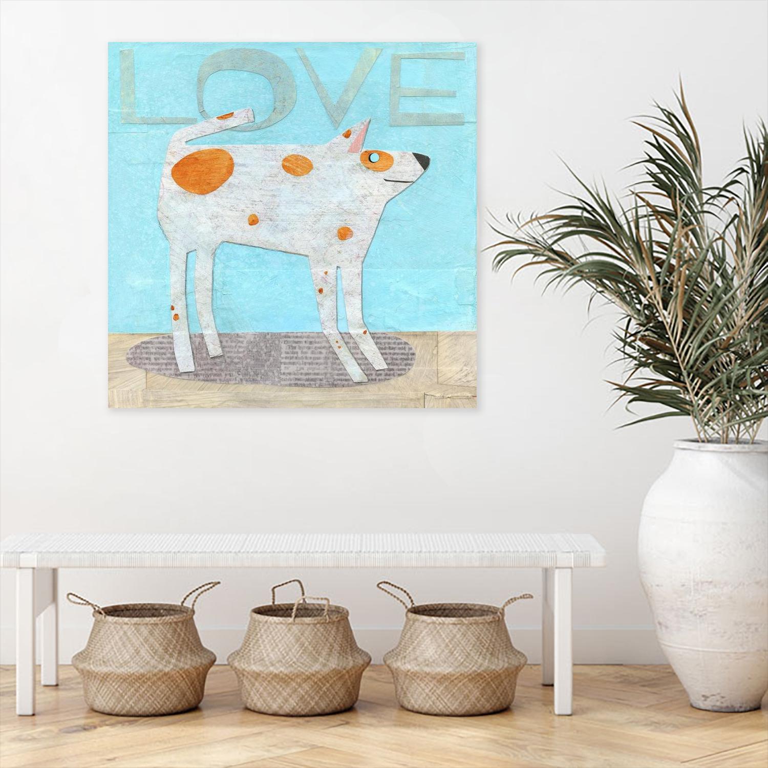 Faithful Friend by Judy Verhoeven on GIANT ART - multicolor animals; contemporary; novelty