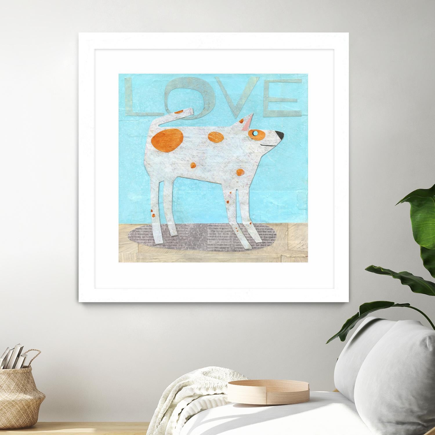 Faithful Friend by Judy Verhoeven on GIANT ART - multicolor animals; contemporary; novelty