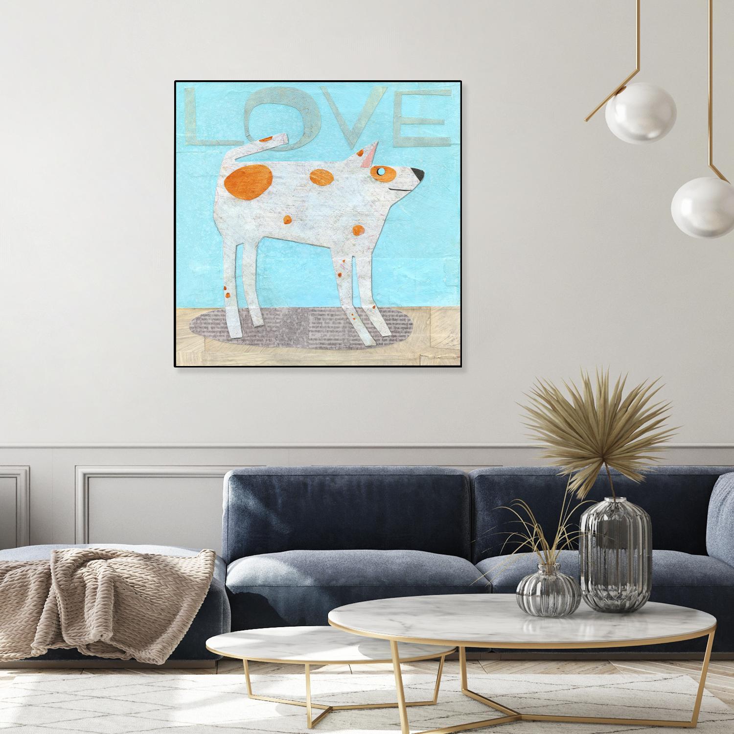 Faithful Friend by Judy Verhoeven on GIANT ART - multicolor animals; contemporary; novelty