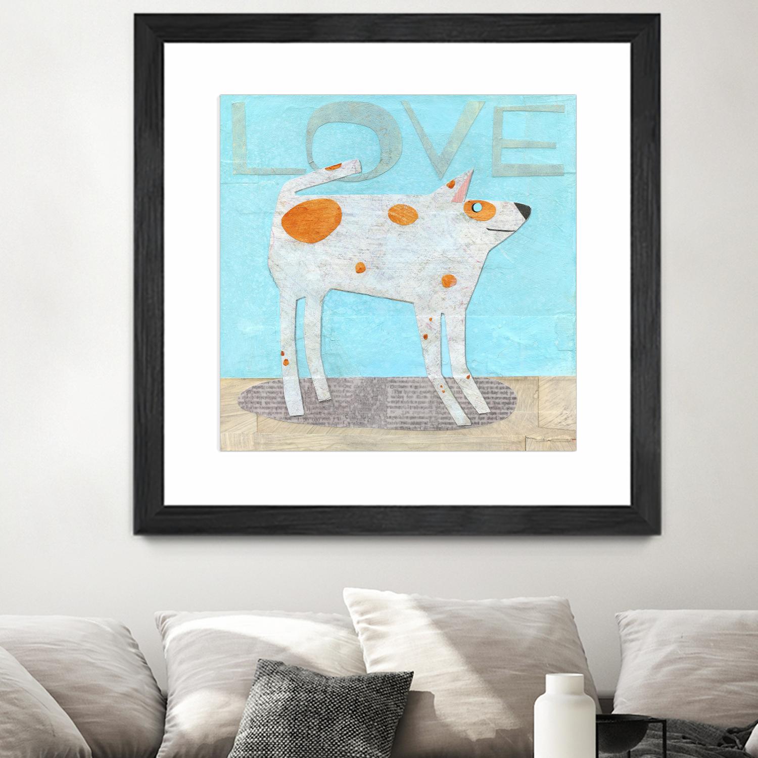 Faithful Friend by Judy Verhoeven on GIANT ART - multicolor animals; contemporary; novelty