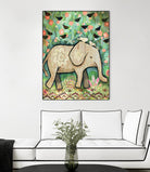 Kiss for Srini by Judy Verhoeven on GIANT ART - multicolor animals; contemporary
