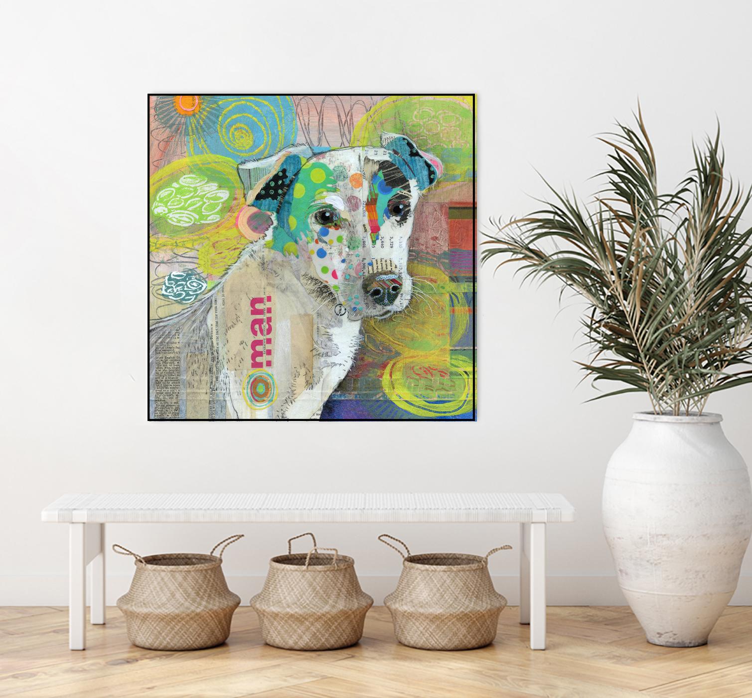 The Ham Man by Judy Verhoeven on GIANT ART - multicolor animals; contemporary