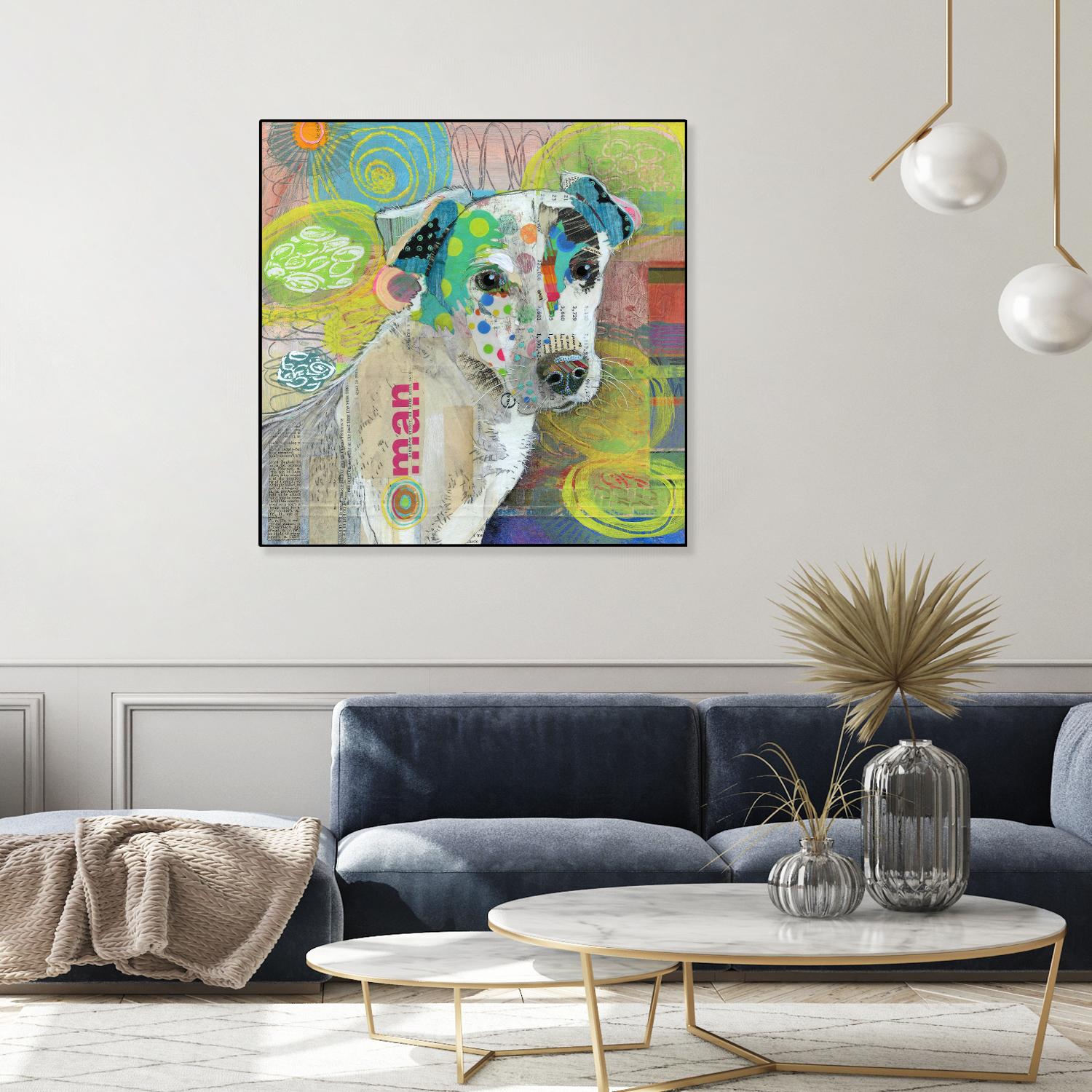 The Ham Man by Judy Verhoeven on GIANT ART - multicolor animals; contemporary