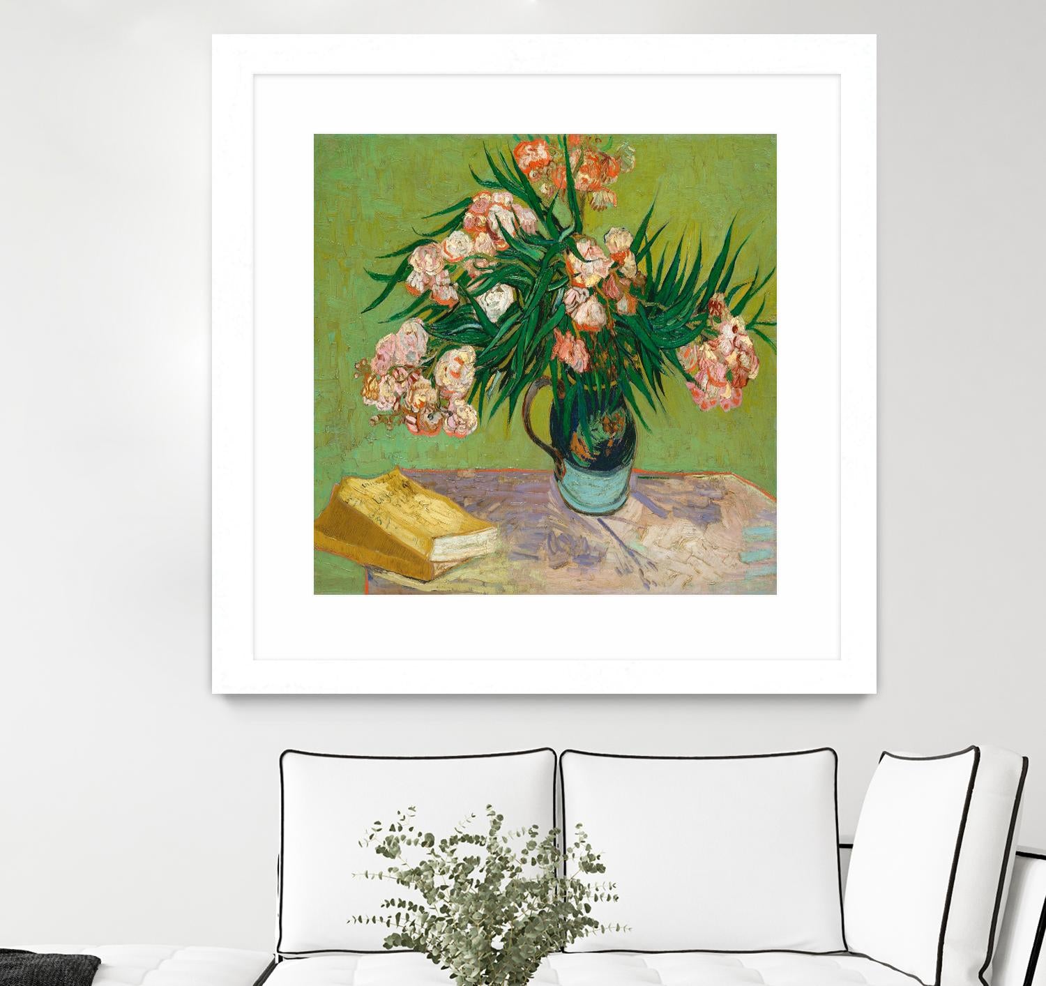 Oleanders, 1888 by Vincent Van Gogh on GIANT ART - multi floral/still life, museum, flowers, post-impressionism