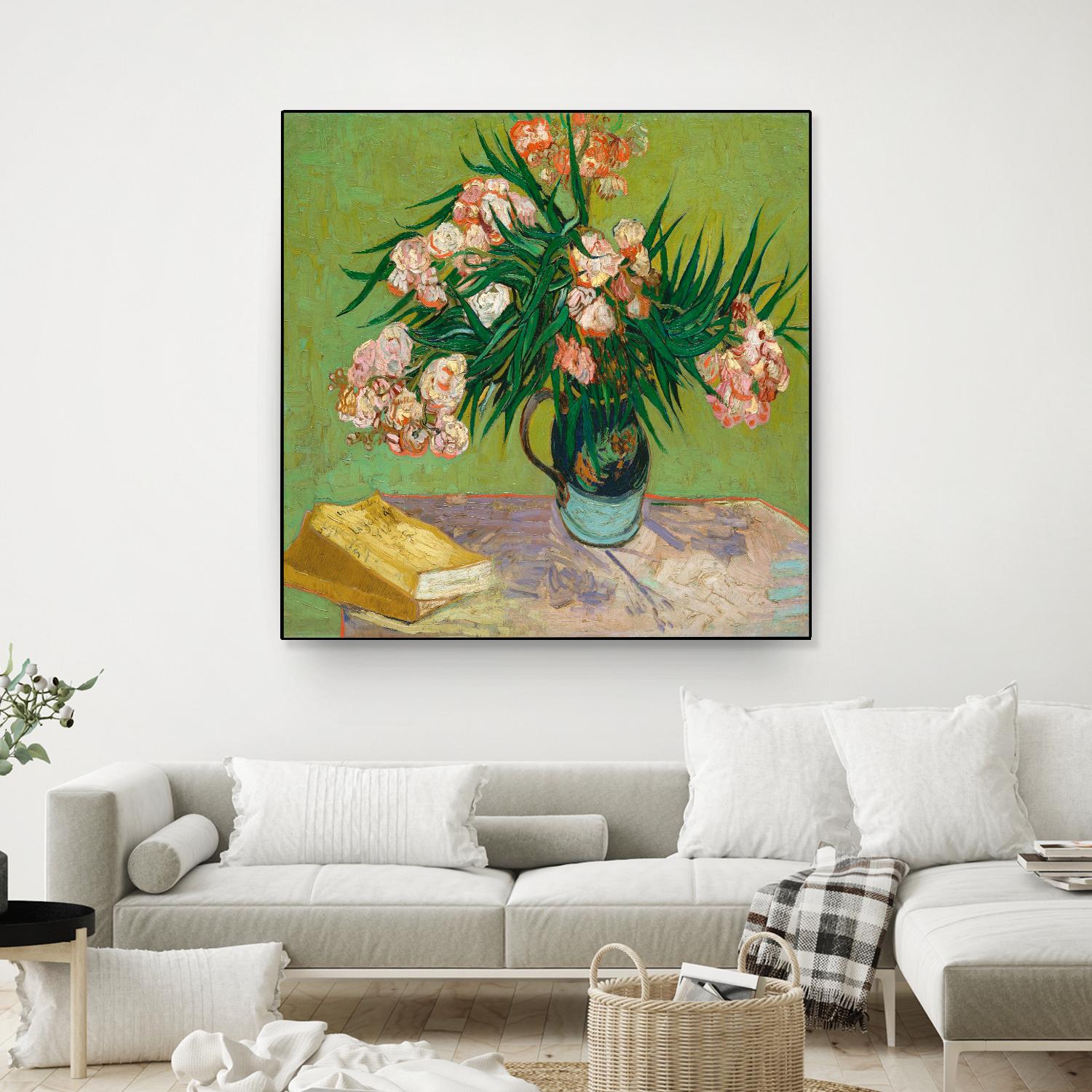 Oleanders, 1888 by Vincent Van Gogh on GIANT ART - multi floral/still life, museum, flowers, post-impressionism