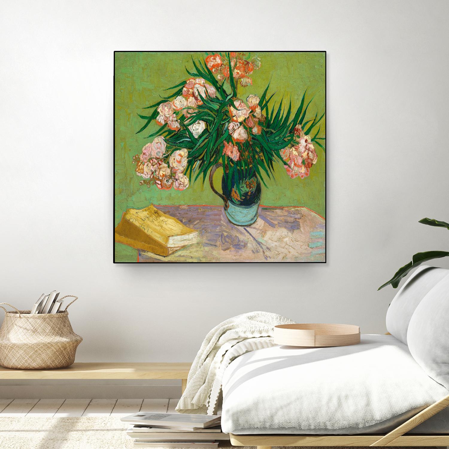 Oleanders, 1888 by Vincent Van Gogh on GIANT ART - multi floral/still life, museum, flowers, post-impressionism