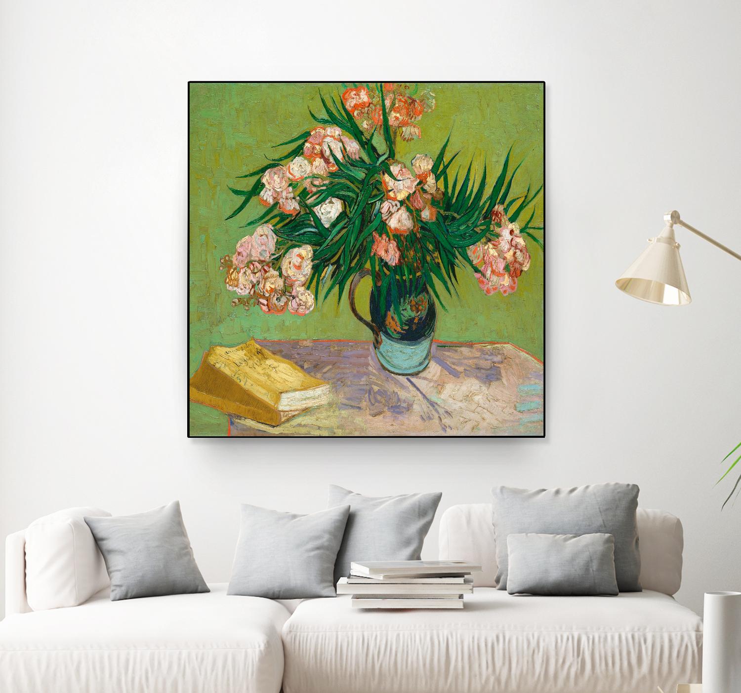 Oleanders, 1888 by Vincent Van Gogh on GIANT ART - multi floral/still life, museum, flowers, post-impressionism