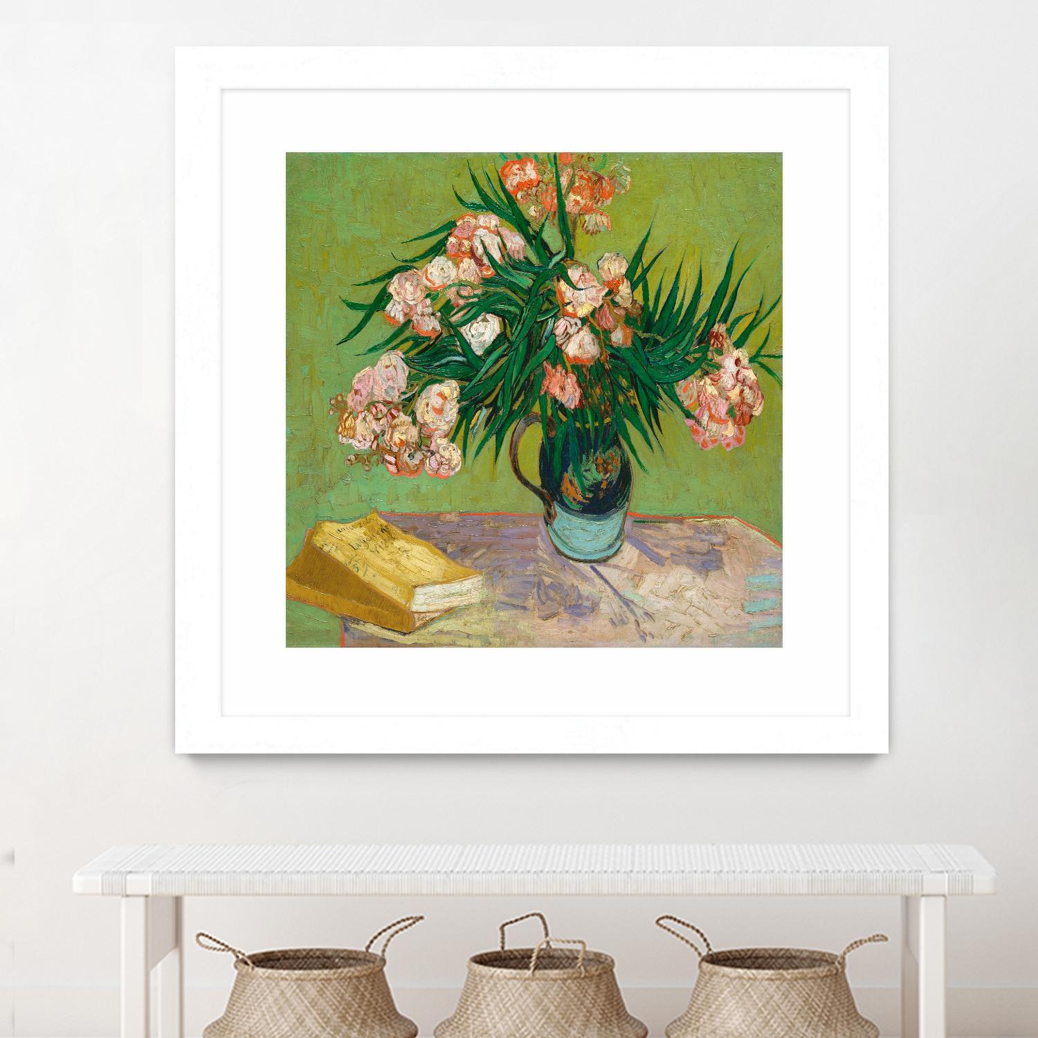 Oleanders, 1888 by Vincent Van Gogh on GIANT ART - multi floral/still life, museum, flowers, post-impressionism