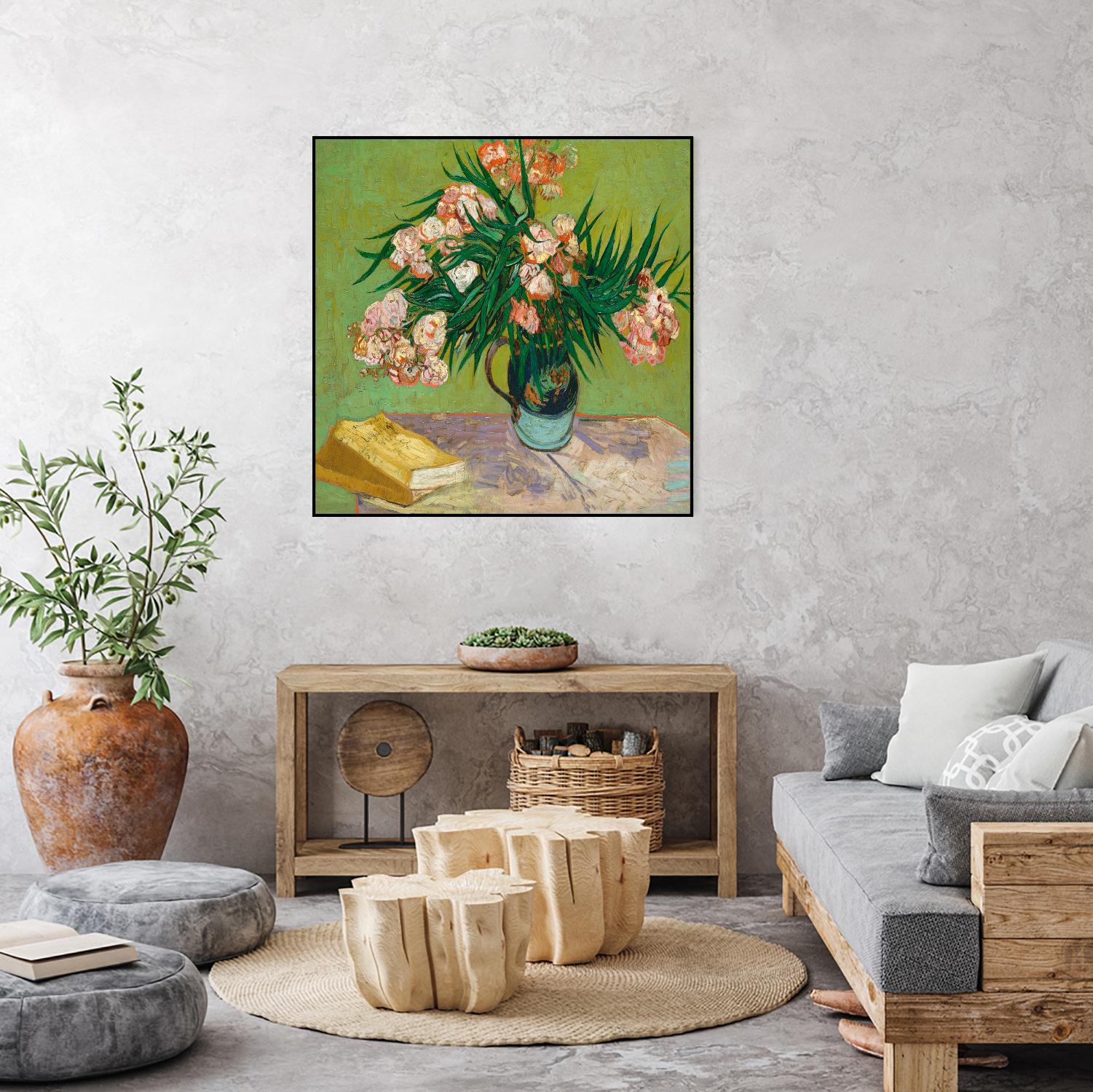 Oleanders, 1888 by Vincent Van Gogh on GIANT ART - multi floral/still life, museum, flowers, post-impressionism