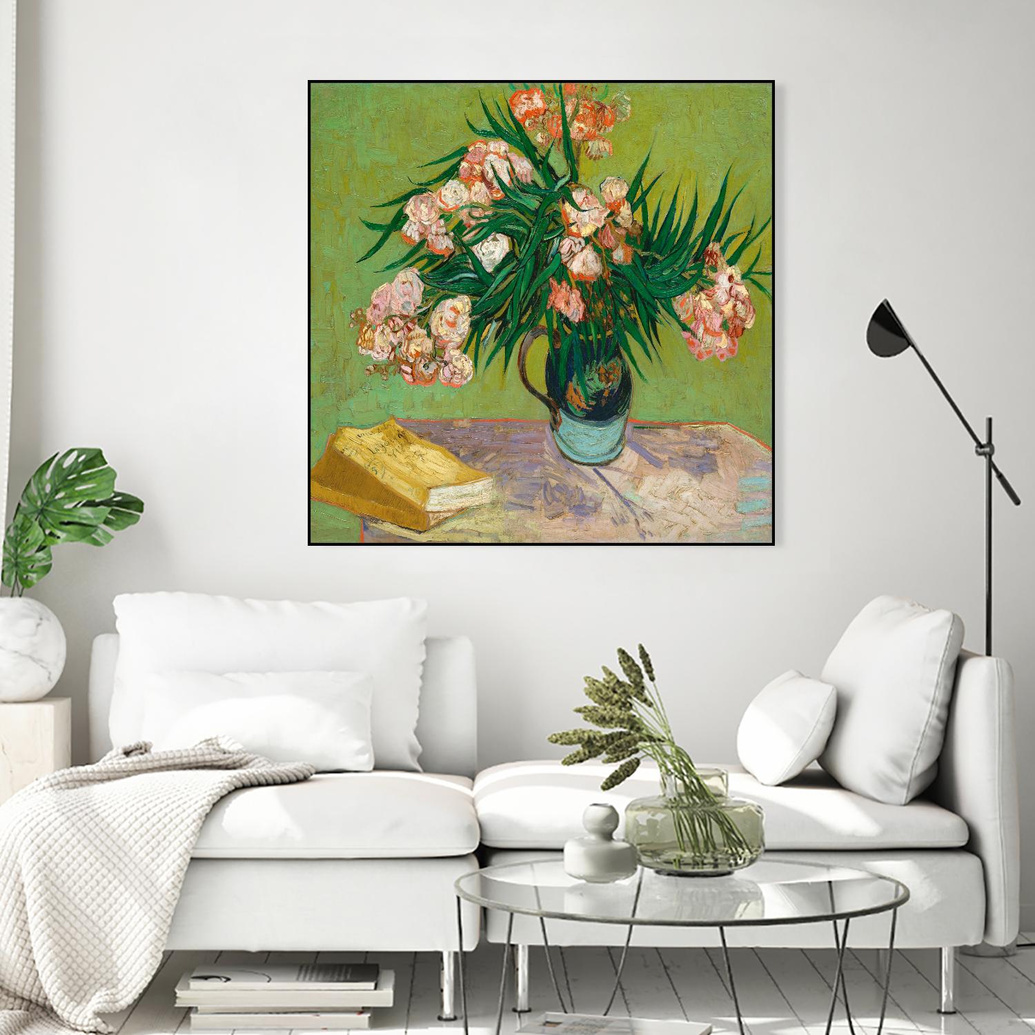 Oleanders, 1888 by Vincent Van Gogh on GIANT ART - multi floral/still life, museum, flowers, post-impressionism