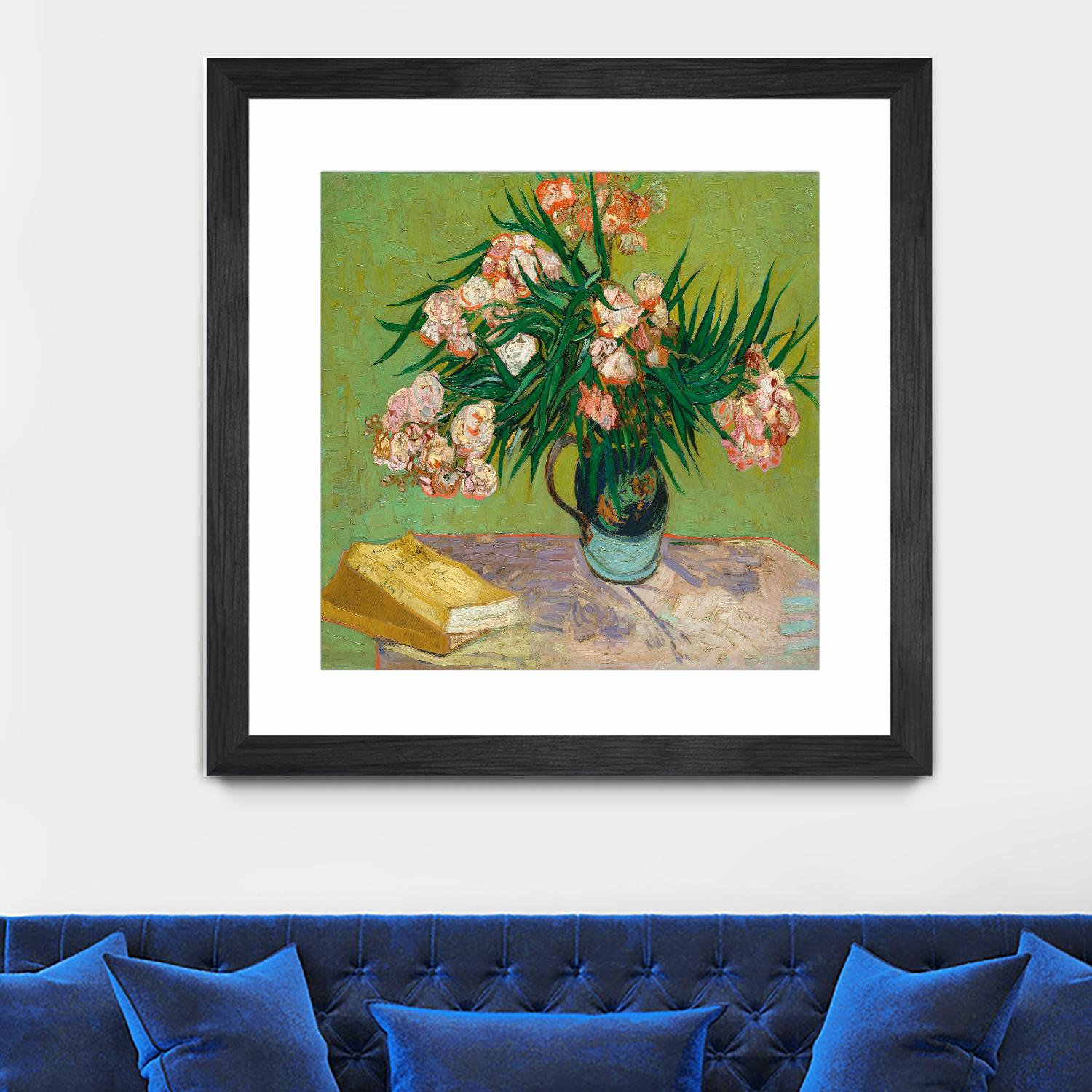 Oleanders, 1888 by Vincent Van Gogh on GIANT ART - multi floral/still life, museum, flowers, post-impressionism