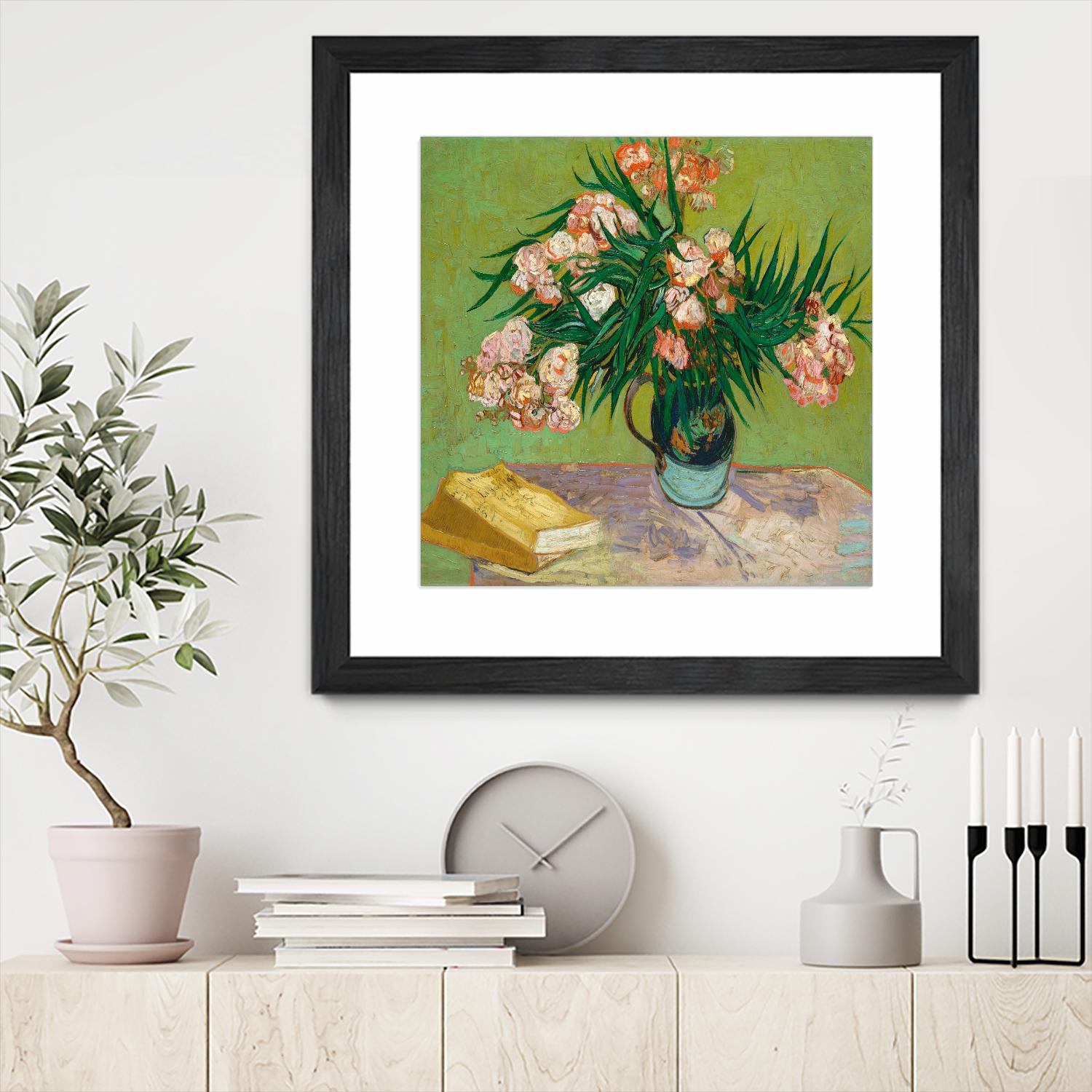 Oleanders, 1888 by Vincent Van Gogh on GIANT ART - multi floral/still life, museum, flowers, post-impressionism