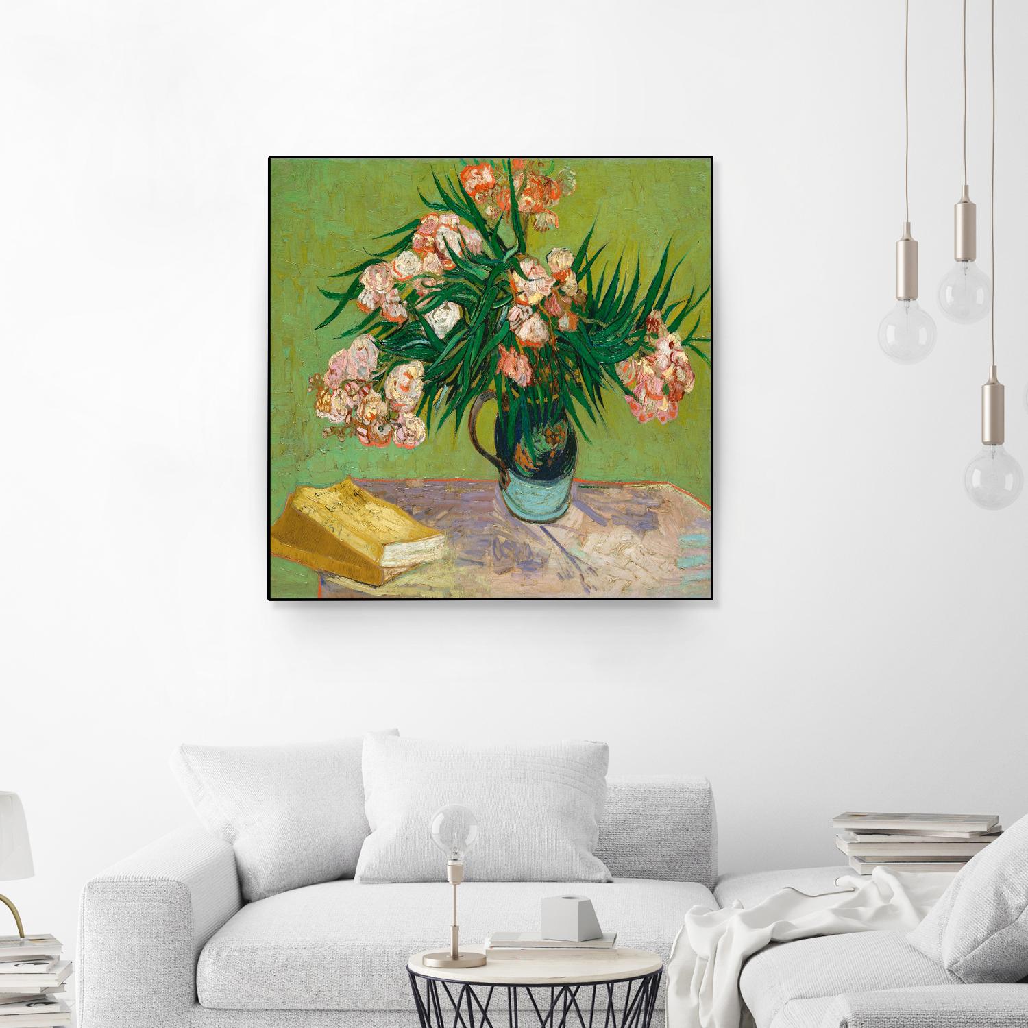 Oleanders, 1888 by Vincent Van Gogh on GIANT ART - multi floral/still life, museum, flowers, post-impressionism