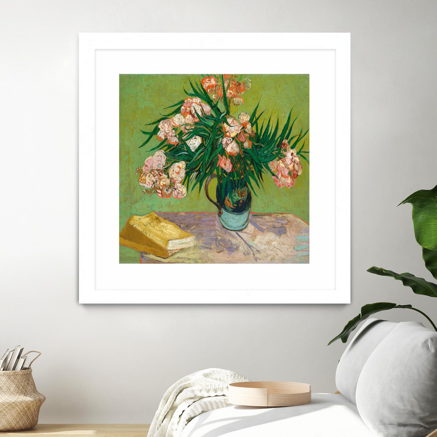 Oleanders, 1888 by Vincent Van Gogh on GIANT ART - multi floral/still life, museum, flowers, post-impressionism
