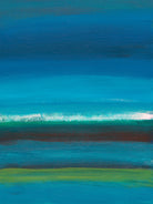 Night Coast One by Jan Weiss on GIANT ART - green abstract