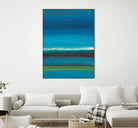 Night Coast One by Jan Weiss on GIANT ART - green abstract
